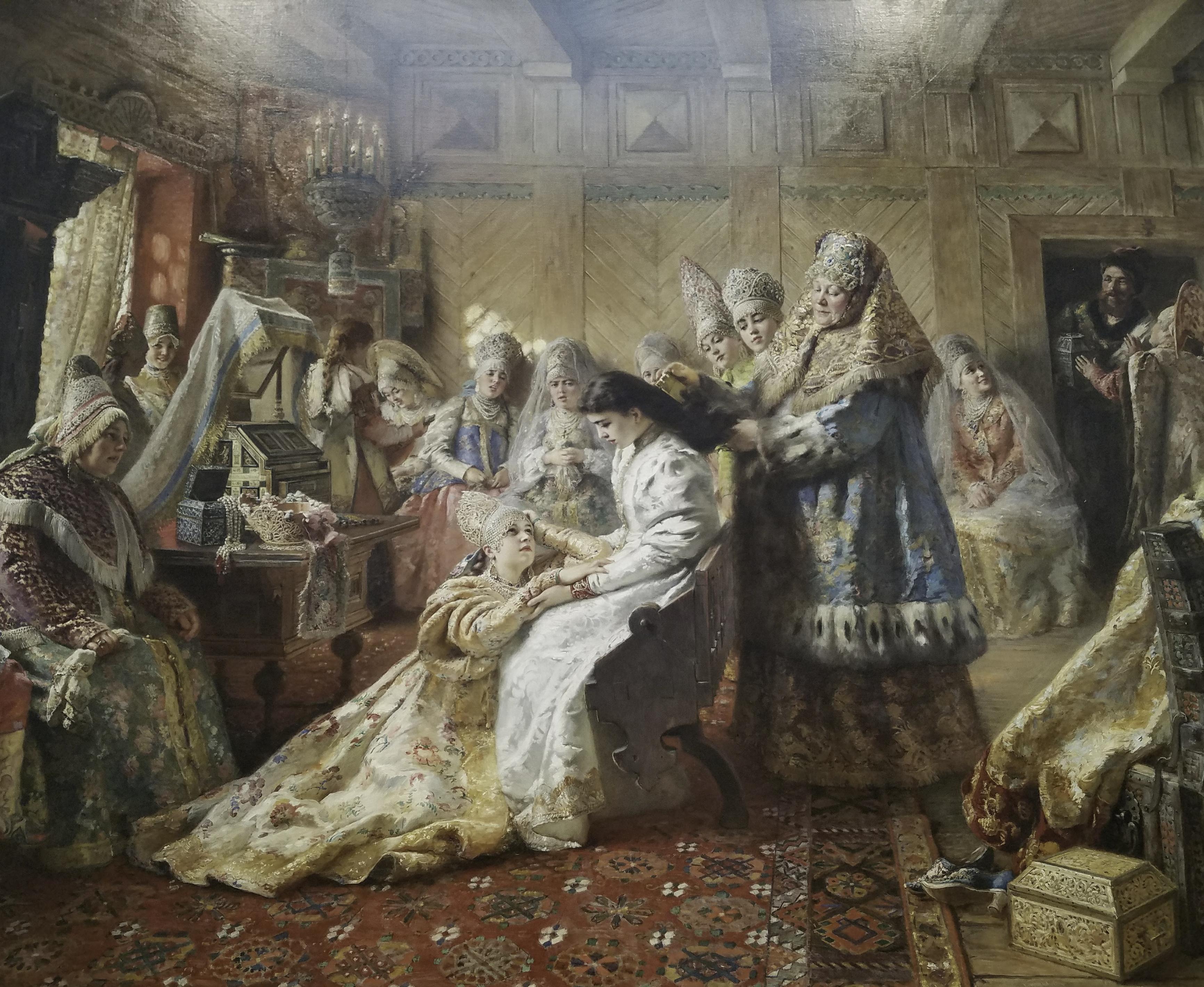 К. Е. Маковский — Под венец, 1884