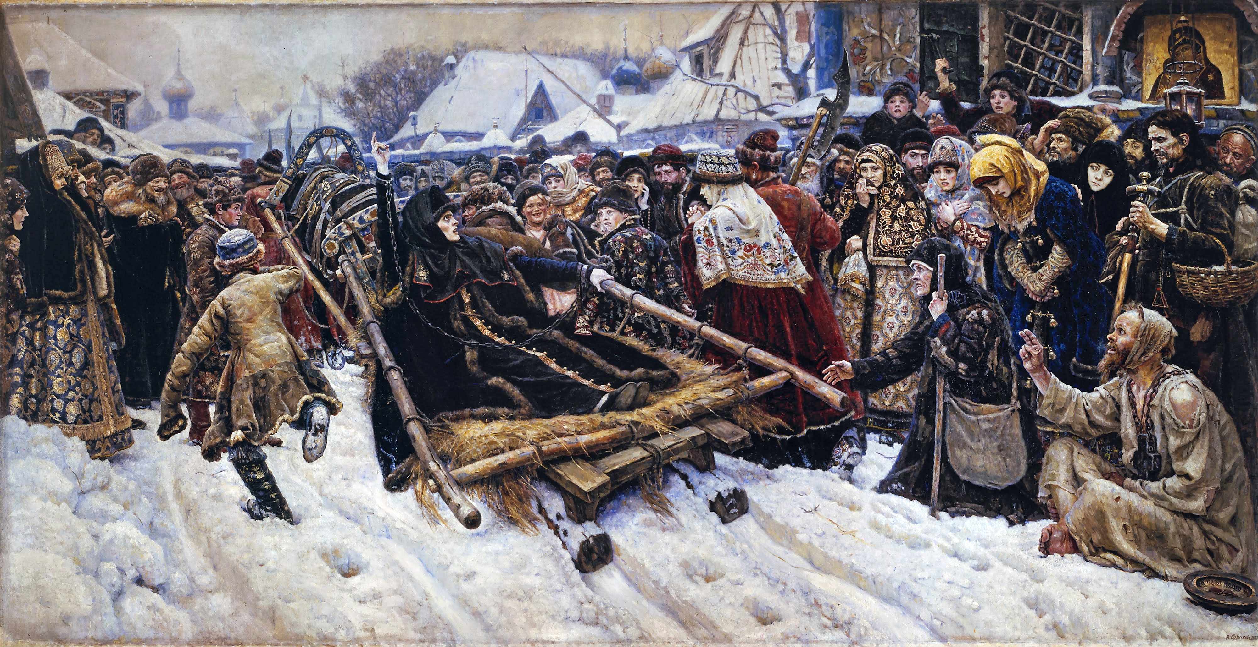 В. И. Суриков — Боярыня Морозова, 1887