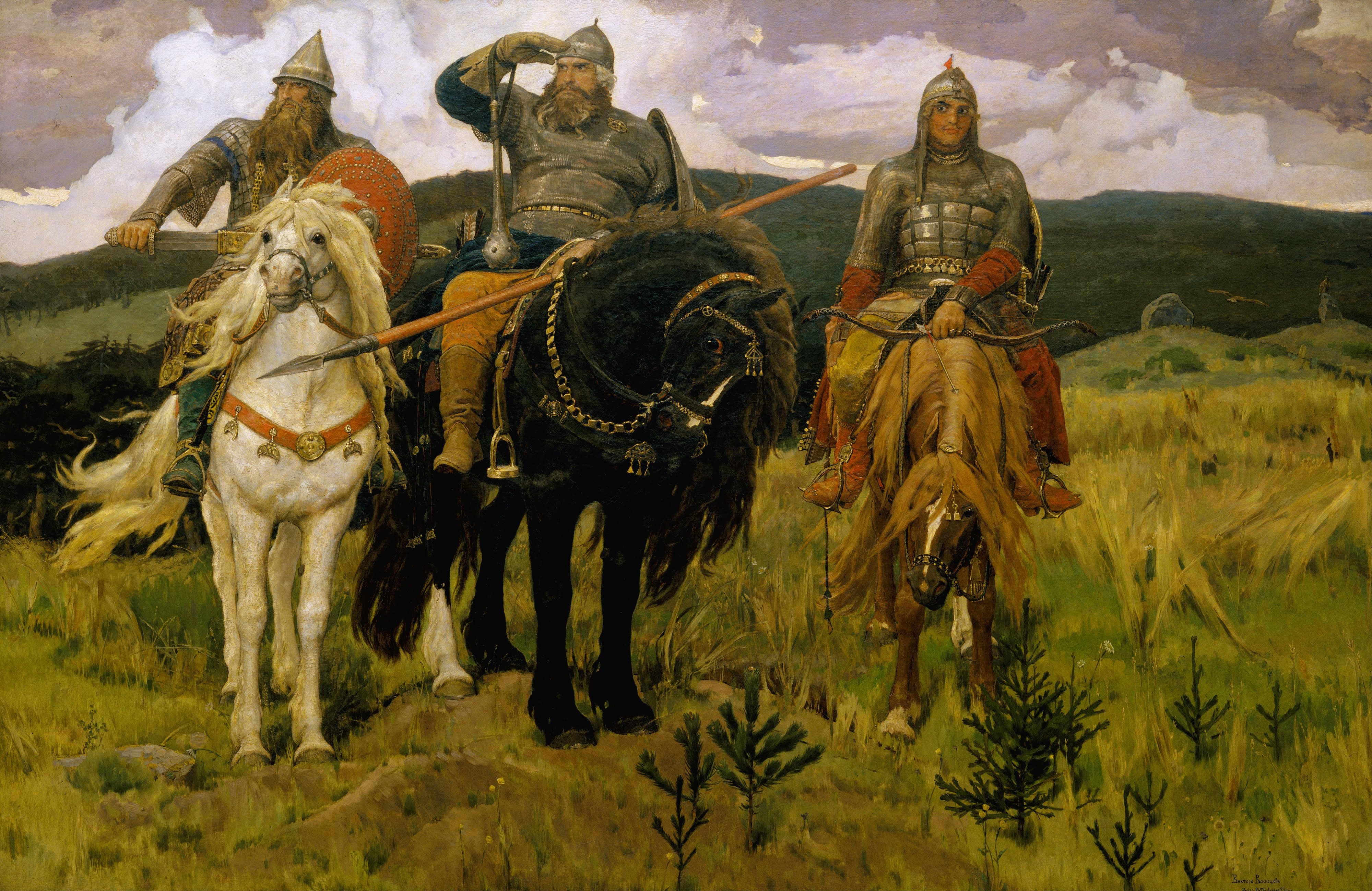 В. М. Васнецов — Богатыри, 1898