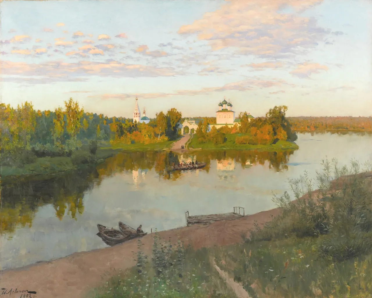 И. И. Левитан · Вечерний звон