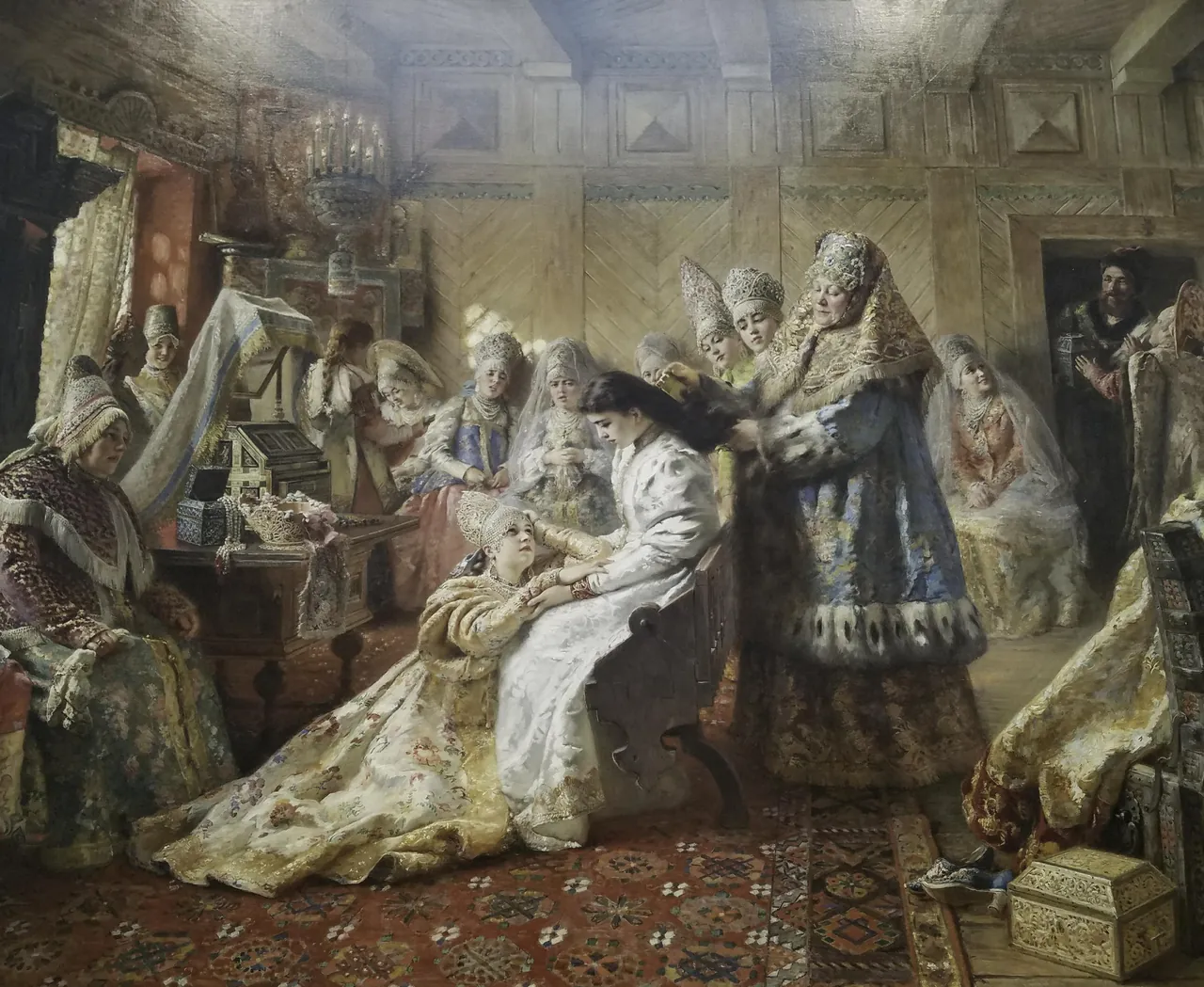К. Е. Маковский — Под венец, 1890